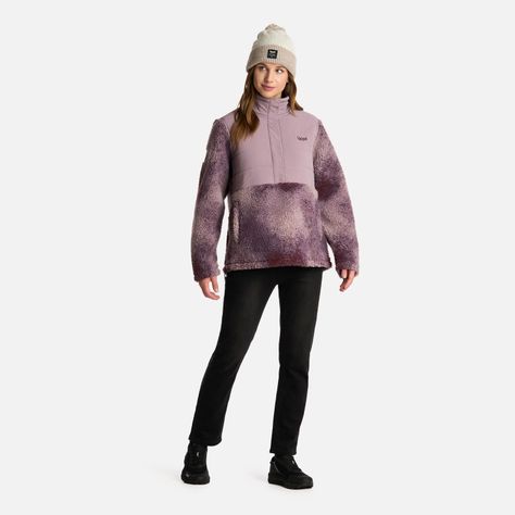 Polar Mujer Glaciar Sherpa-pro 14 Zip Print Malva Lippi I25-5