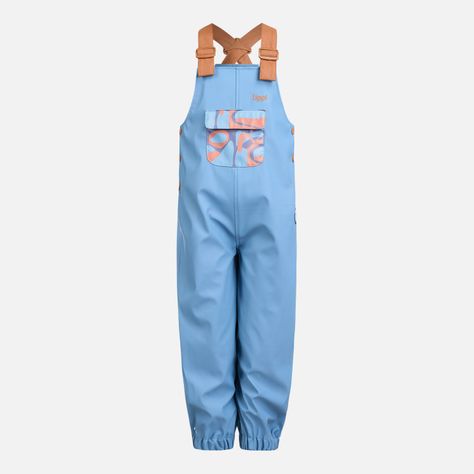 Pantalon Niño Muddy B-Dry Overalls Azul Grisaceo Lippi-0