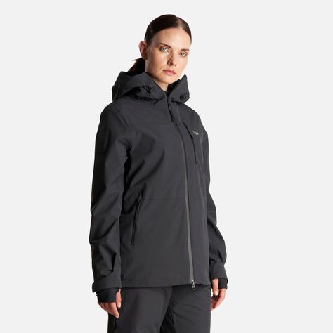 Chaqueta Mujer Sierra Nevada Light B-Dry Hoody Jacket Negro Lippi-2