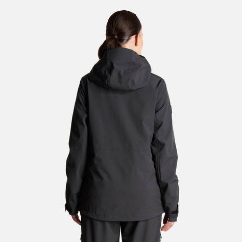 Chaqueta Mujer Sierra Nevada Light B-Dry Hoody Jacket Negro Lippi-3