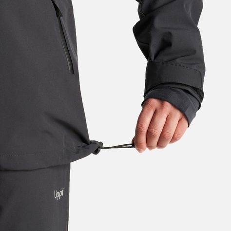 Chaqueta Mujer Sierra Nevada Light B-Dry Hoody Jacket Negro Lippi-7