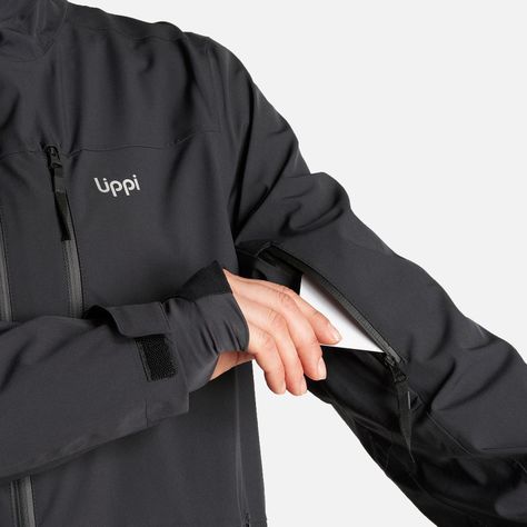 Chaqueta Mujer Sierra Nevada Light B-Dry Hoody Jacket Negro Lippi-8