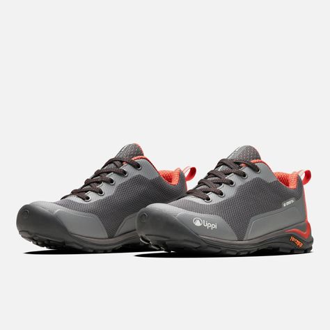 Zapatilla Niño  Intense Hike Kids Low Grafito Rojo Lippi-3