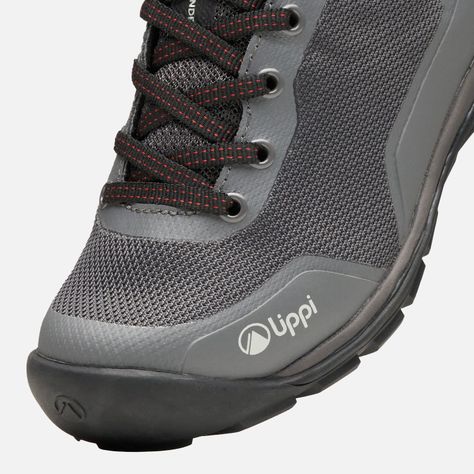 Zapatilla Niño  Intense Hike Kids Low Grafito Rojo Lippi-6