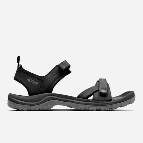 Sandalia Mujer Go Out Negro Lippi V23-0