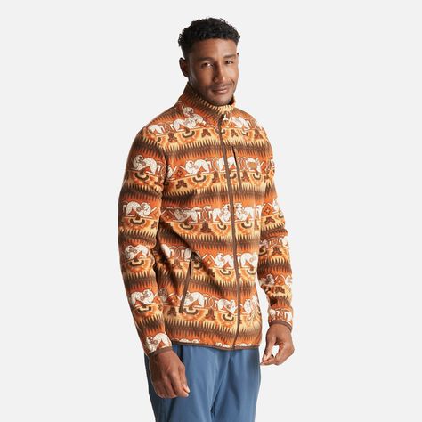 Chaqueta Hombre Tokerau Pro Print Terracota Haka Honu-2