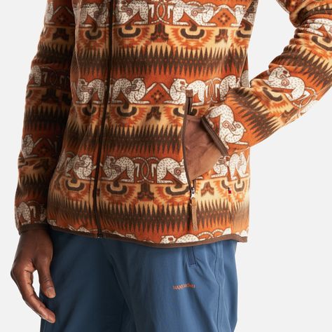 Chaqueta Hombre Tokerau Pro Print Terracota Haka Honu-5