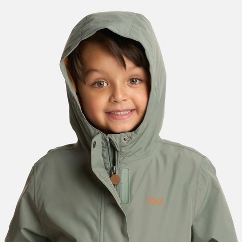 Chaqueta Niño Cold Place B-Dry Hoody Jade Oscuro Lippi I25-3