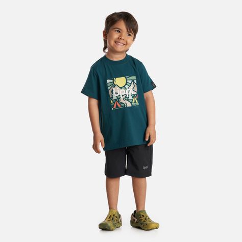 Short Niño Lennox Q-Dry Shorts Azul Noche Lippi-5