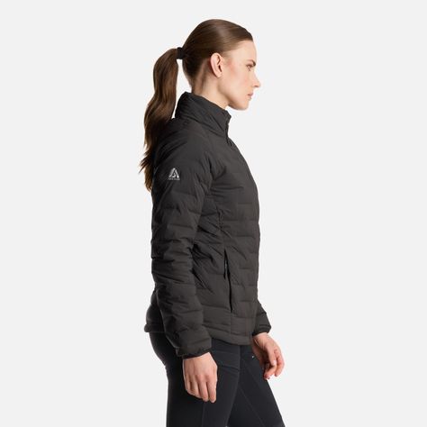 Chaqueta Mujer Ultimate Stretch Down Jacket Negro Lippi I24-3