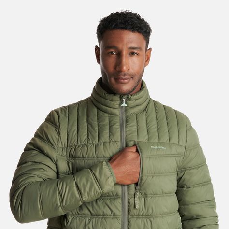 Chaqueta Hombre Ultraliviana Verde Militar Haka Honu I23-4