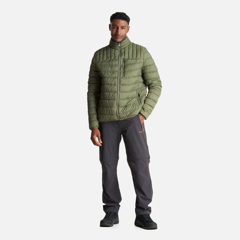 Chaqueta Hombre Ultraliviana Verde Militar Haka Honu I23-6