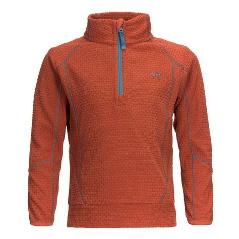 Poleron Niño Saltamontes Nano-F 14 Zip Terracota Lippi-0