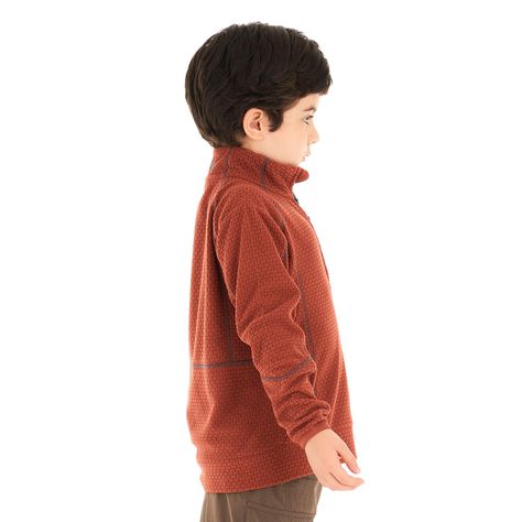 Poleron Niño Saltamontes Nano-F 14 Zip Terracota Lippi-3