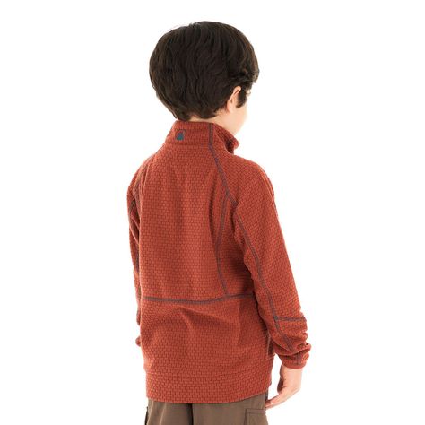 Poleron Niño Saltamontes Nano-F 14 Zip Terracota Lippi-4
