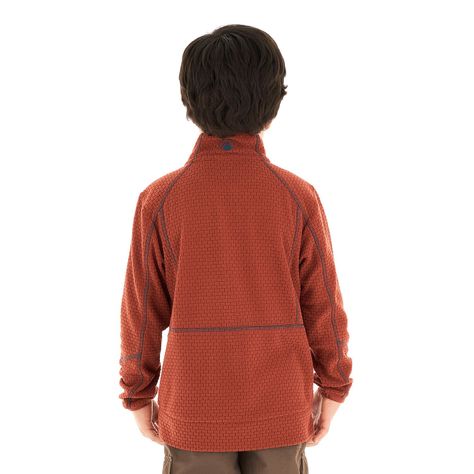 Poleron Niño Saltamontes Nano-F 14 Zip Terracota Lippi-5