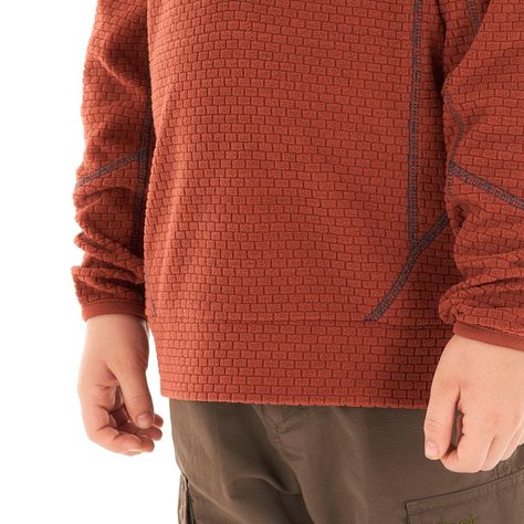 Poleron Niño Saltamontes Nano-F 14 Zip Terracota Lippi-7