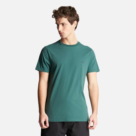 Polera Hombre Andes Old Climbing T-Shirt Verde Bosque Lippi-1