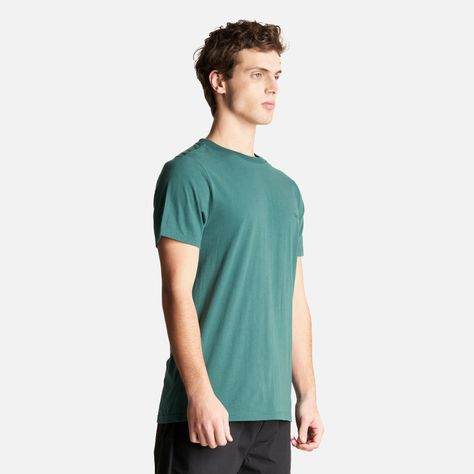 Polera Hombre Andes Old Climbing T-Shirt Verde Bosque Lippi-2
