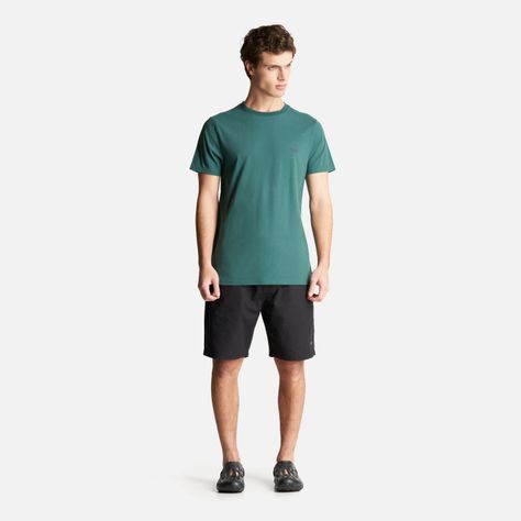 Polera Hombre Andes Old Climbing T-Shirt Verde Bosque Lippi-6