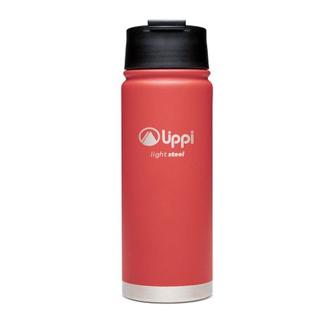 Botella Unisex Light Steel Hot Top Bottle 550 ML Rojo Lippi-0