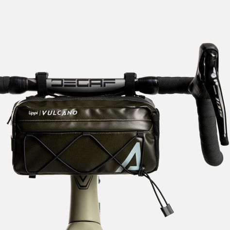 Banano Unisex Vulcano HandleBar Bag Oliva Oscuro Lippi-2