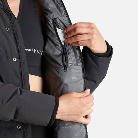 Chaqueta Mujer Kobuk Down Hoody Jacket Negro Lippi-4