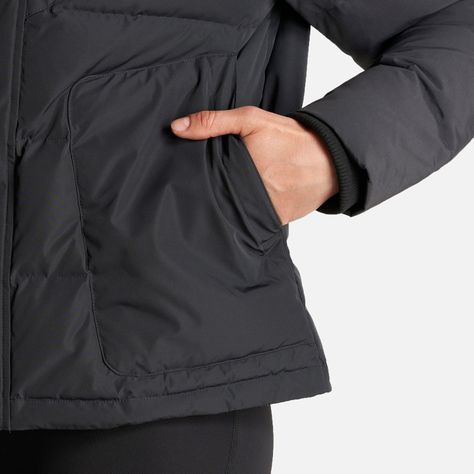 Chaqueta Mujer Kobuk Down Hoody Jacket Negro Lippi-5