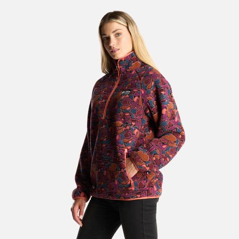 Poleron Mujer Fogon Print Morado Haka Honu-2