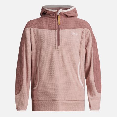 Poleron Niña Saltamontes Nano-F 1/4 Zip Hoody Palo Rosa Lippi-0
