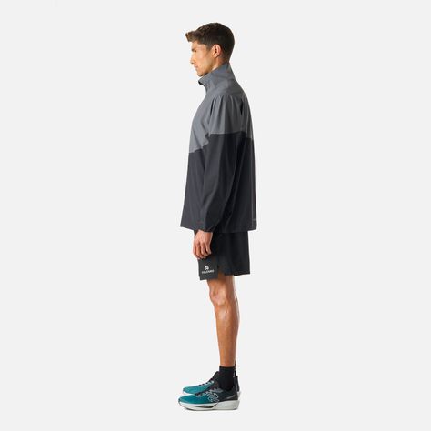 Chaqueta Hombre Tempo Full Zip Windbreaker Negro Vulcano-2