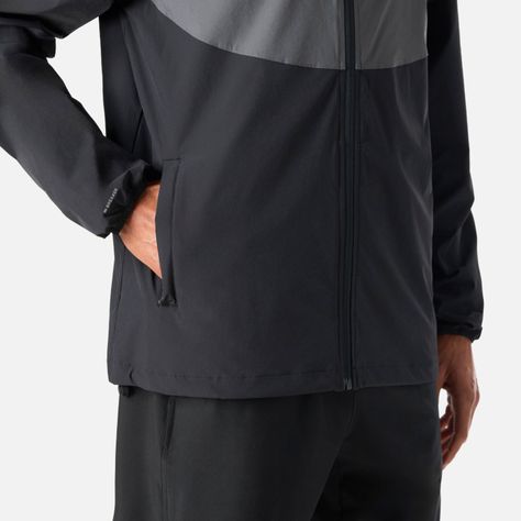 Chaqueta Hombre Tempo Full Zip Windbreaker Negro Vulcano-5