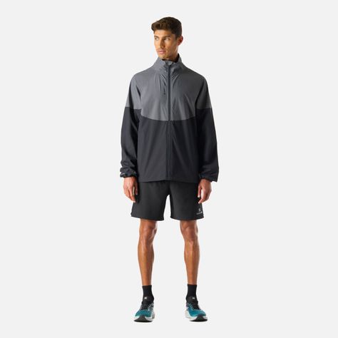Chaqueta Hombre Tempo Full Zip Windbreaker Negro Vulcano-7
