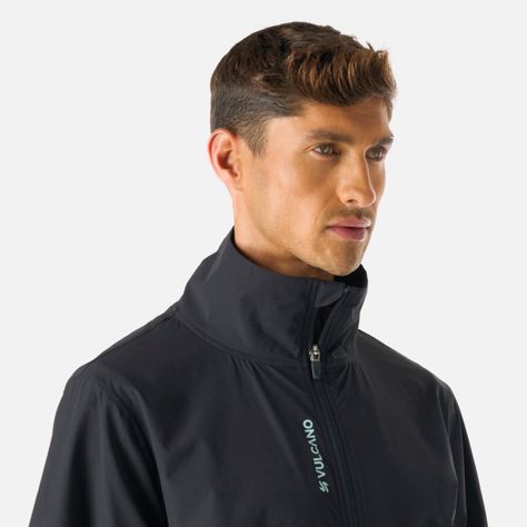 Chaqueta Hombre Tempo Full Zip Windbreaker Jade Vulcano-4