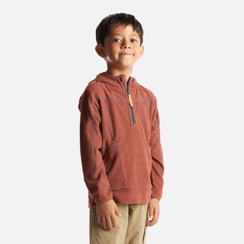 Poleron Niño Saltamontes Nano-F 14 Zip Hoody Terracota Lippi I23-2