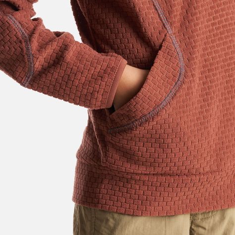 Poleron Niño Saltamontes Nano-F 14 Zip Hoody Terracota Lippi I23-5