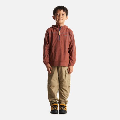Poleron Niño Saltamontes Nano-F 14 Zip Hoody Terracota Lippi I23-6