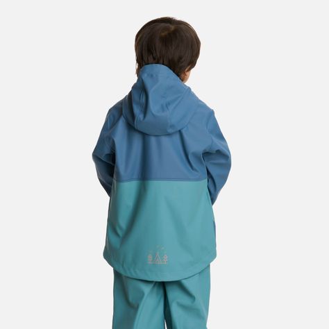 Chaqueta Niño Muddy B-Dry Hoody Azul Piedra Lippi I25-2