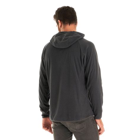 Poleron Hombre Jacaranda Nano-F 14 Zip Hoody Grafito Lippi V23-4