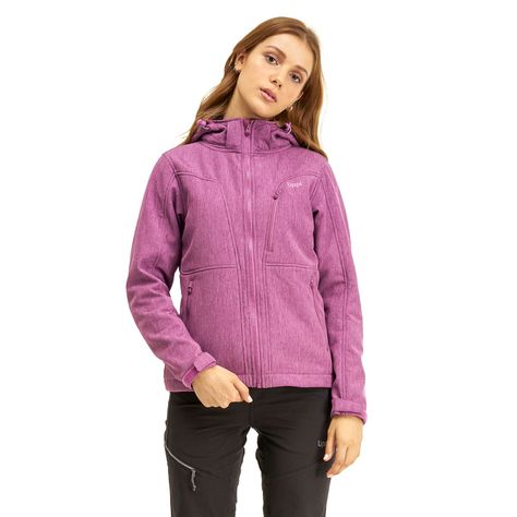 Chaqueta Mujer Macaya Softshell Hoody Jacket Purpura Lippi-1