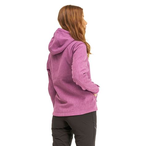 Chaqueta Mujer Macaya Softshell Hoody Jacket Purpura Lippi-2