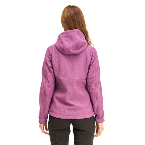 Chaqueta Mujer Macaya Softshell Hoody Jacket Purpura Lippi-3