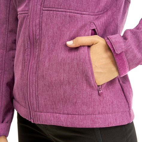 Chaqueta Mujer Macaya Softshell Hoody Jacket Purpura Lippi-5