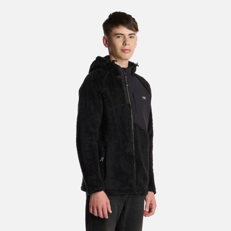 Polar Teen Boy Bear Shaggy-Pro Hoody Jacket Negro Lippi I25-1