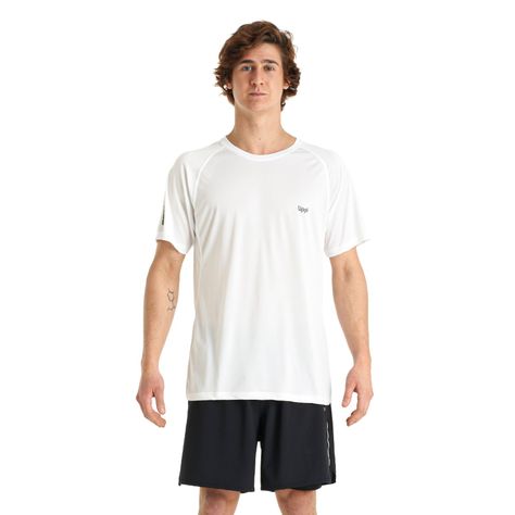 Polera Hombre Core Q-Dry T-Shirt Blanco Lippi-1