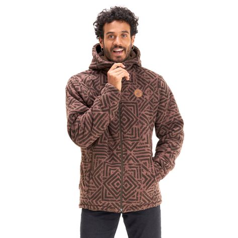 Chaqueta Hombre Bi-polar Café Haka Honu I20-1