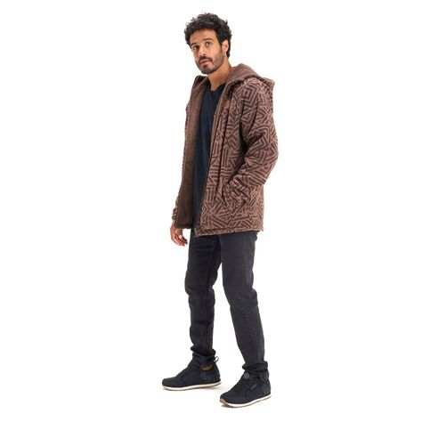 Chaqueta Hombre Bi-polar Café Haka Honu I20-4
