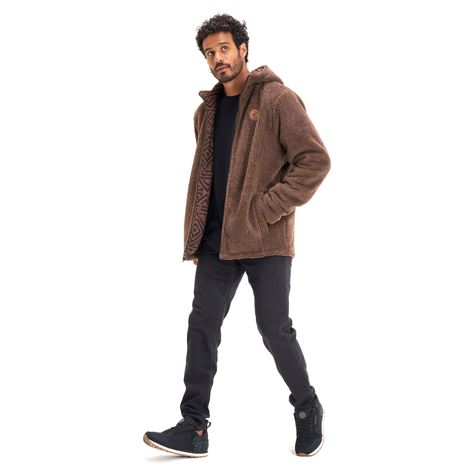Chaqueta Hombre Bi-polar Café Haka Honu I20-5