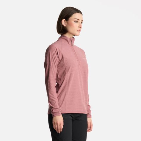 Polerón Mujer Jacaranda Nano-F 14 Zip Rosa Oscuro Lippi-1
