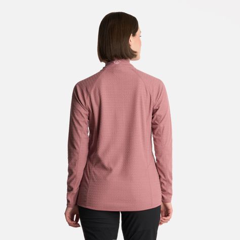 Polerón Mujer Jacaranda Nano-F 14 Zip Rosa Oscuro Lippi-2